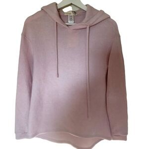 Everleigh pink hoodie long sleeve NEW fleece XXS oversized